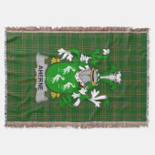 Irish Aherne oder Mulhern Coat of Arms Familienwap Decke (Vorderseite)