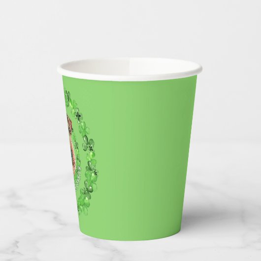 Irish Airedale Terrier Pappbecher (Links)