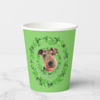 Irish Airedale Terrier Pappbecher