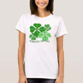 Irish All-Way-Kleeblatt T-Shirt (Vorderseite)