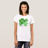 Irish All-Way-Kleeblatt T-Shirt (Vorne ganz)