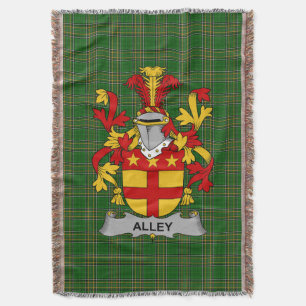 Irish Alley Coat of Arms Familienwappen Irland Decke