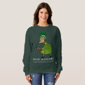 Irish Alzheimer's St. Patrick's Day Spaß Sweatshirt (Vorne ganz)