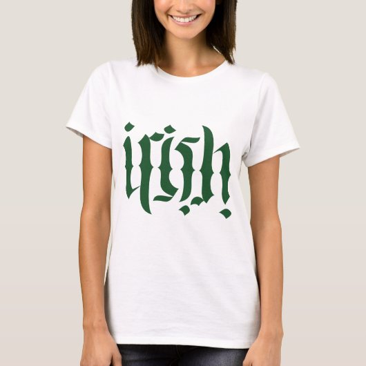 Irish Ambigram Logo T-Shirt (Vorderseite)