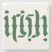 Irish Ambigram Steinuntersetzer (Vorderseite)