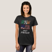Irish American and Proud Wcccent T-Shirt (Vorne ganz)