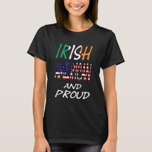 Irish American and Proud Womens Basic TShirt cn