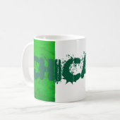 Irish American Chicago - irisches Erbe Kaffeetasse (Vorderseite Links)