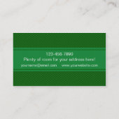 Irish American Claddagh Custom Business Cards Visitenkarte (Rückseite)