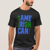 Irish American Family Roots Irland USA Amerika T-Shirt (Vorderseite)