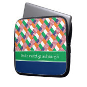 IRISH-AMERICAN-Flag - Benutzerdefiniertes Christli Laptopschutzhülle (Vorderseite Links)