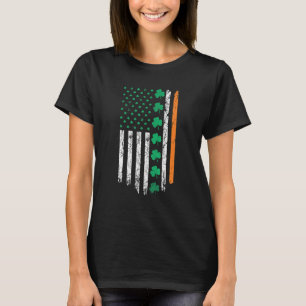Irish American Flag Ireland Flag Kleeblatt St Patr T-Shirt