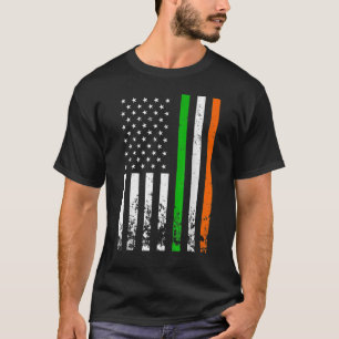 Irish American Flag Ireland Flag Men St Pats T-Shirt
