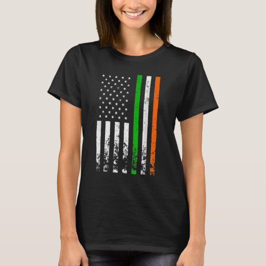 Irish American Flag Ireland Flag ST PATRICKS DAY G T-Shirt (Vorderseite)