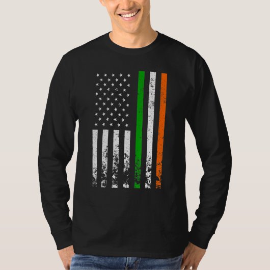Irish American Flag Ireland Flag ST PATRICKS DAY G T-Shirt (Vorderseite)