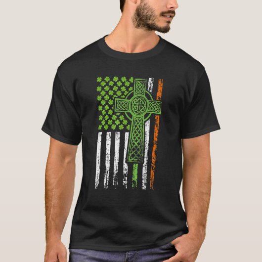 Irish American Flag Ireland Flag St Patricks Day S T-Shirt (Vorderseite)