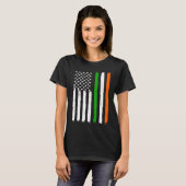 Irish American Flag Ireland Flag ST PATRICK'S DAY  T-Shirt (Vorne ganz)