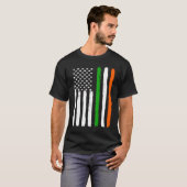 Irish American Flag Ireland Flag ST PATRICK'S DAY  T-Shirt (Vorne ganz)