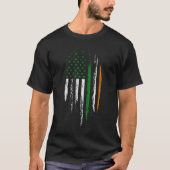 Irish American Flag Ireland Pride St Patrick's Day T-Shirt (Vorderseite)