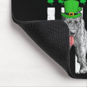 Irish American Flag Irish Wolfhound Dog St Patrick Mousepad (Ecke)