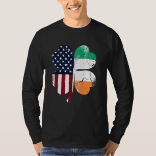 Irish American Flag Irland USA St. Patrick's Day T-Shirt