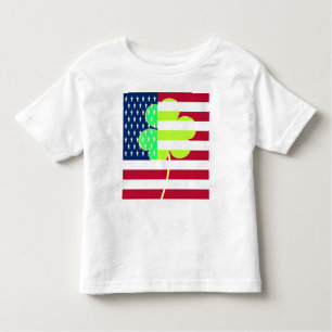 Irish American Flag Kleeblatt Clover St. Patrick Kleinkind T-shirt