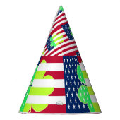 Irish American Flag Kleeblatt Clover St. Patrick Partyhütchen (Links)