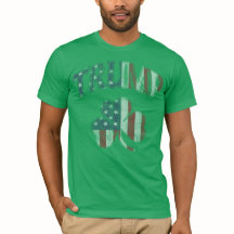 Irish American Flag Trump Kleeblatt 2016