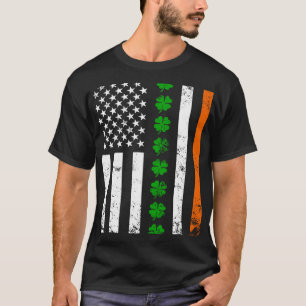 Irish American Flagge Irland Flagge St Patrick s D T-Shirt
