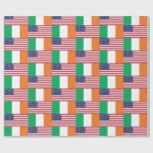 IRISH AMERICAN FLAGS GESCHENKPAPIER (Flach)