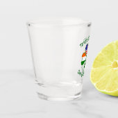 Irish American Flags Kleeblatt Dein Name S Schnapsglas (Links)