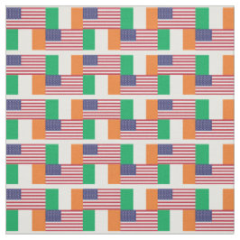 IRISH AMERICAN FLAGS Stolzes Erbe Stoff