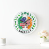 Irish American Große Wanduhr (Zuhause)