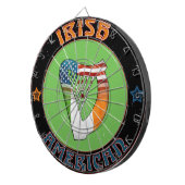 Irish American Harp Dart Board Dartscheibe (Vorderseite rechts)