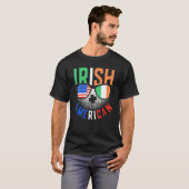 Irish American Ireland Family Roots Us Usa America T-Shirt (Vorne ganz)