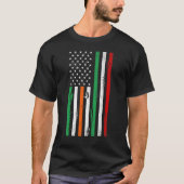 Irish American Italy flag Patrick's day cool Irela T-Shirt (Vorderseite)