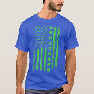 Irish American Kleeblatt Flag St Patricks Paddy Pa T-Shirt