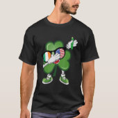 Irish American Kleeblatt St Patrick's Day Kids Tea T-Shirt (Vorderseite)