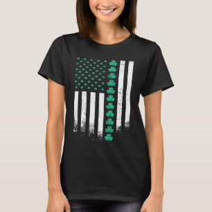 Irish American Kleeblatt U S American Flag St Patr T-Shirt