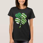 Irish American Pride Shamrock C Happy St Patrick's T-Shirt (Vorderseite)