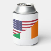 Irish American Pride US Ireland Flag Dosenkühler (Kanne Rückseite)