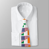 Irish American Pride US Ireland Flag Neck Tie Krawatte (Gebunden)