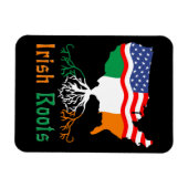 Irish American Roots Magnet (Horizontal)