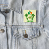 Irish American St Patrick's Day Button (Beispiel)