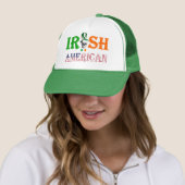 Irish American St Patrick's Day Truckerkappe (Beispiel)