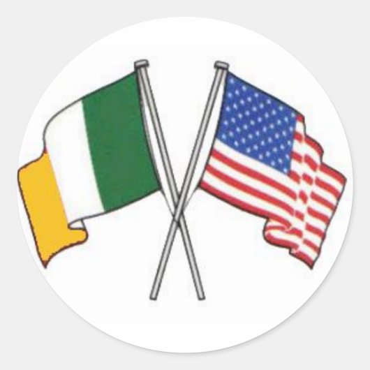 Irish American Sticker (Vorderseite)