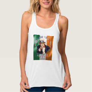 Irish American Uncle Sam Celebration Shindig Tank Top