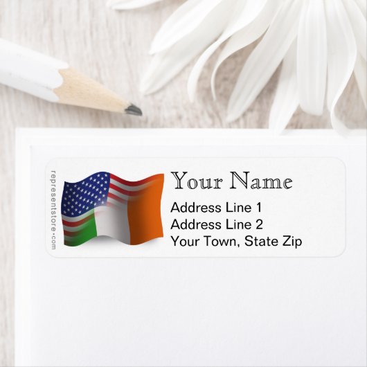 Irish-American Wave Flag (Insitu)