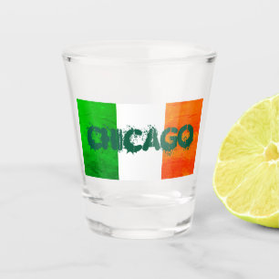 Irish-Amerikanisches Chicago - St. Paddy's Day Schnapsglas