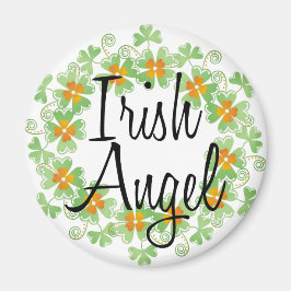 Irish Angel Kleeblatt Wreath Magnet